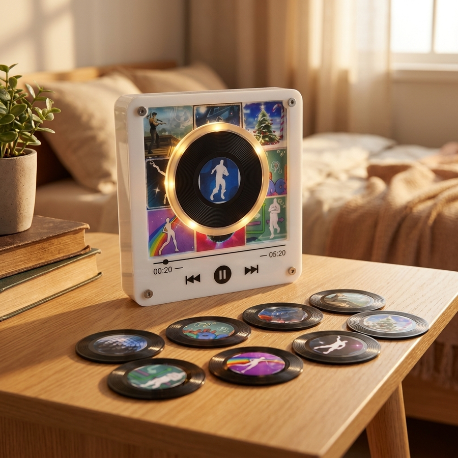 GGVinyl player on a desk setup